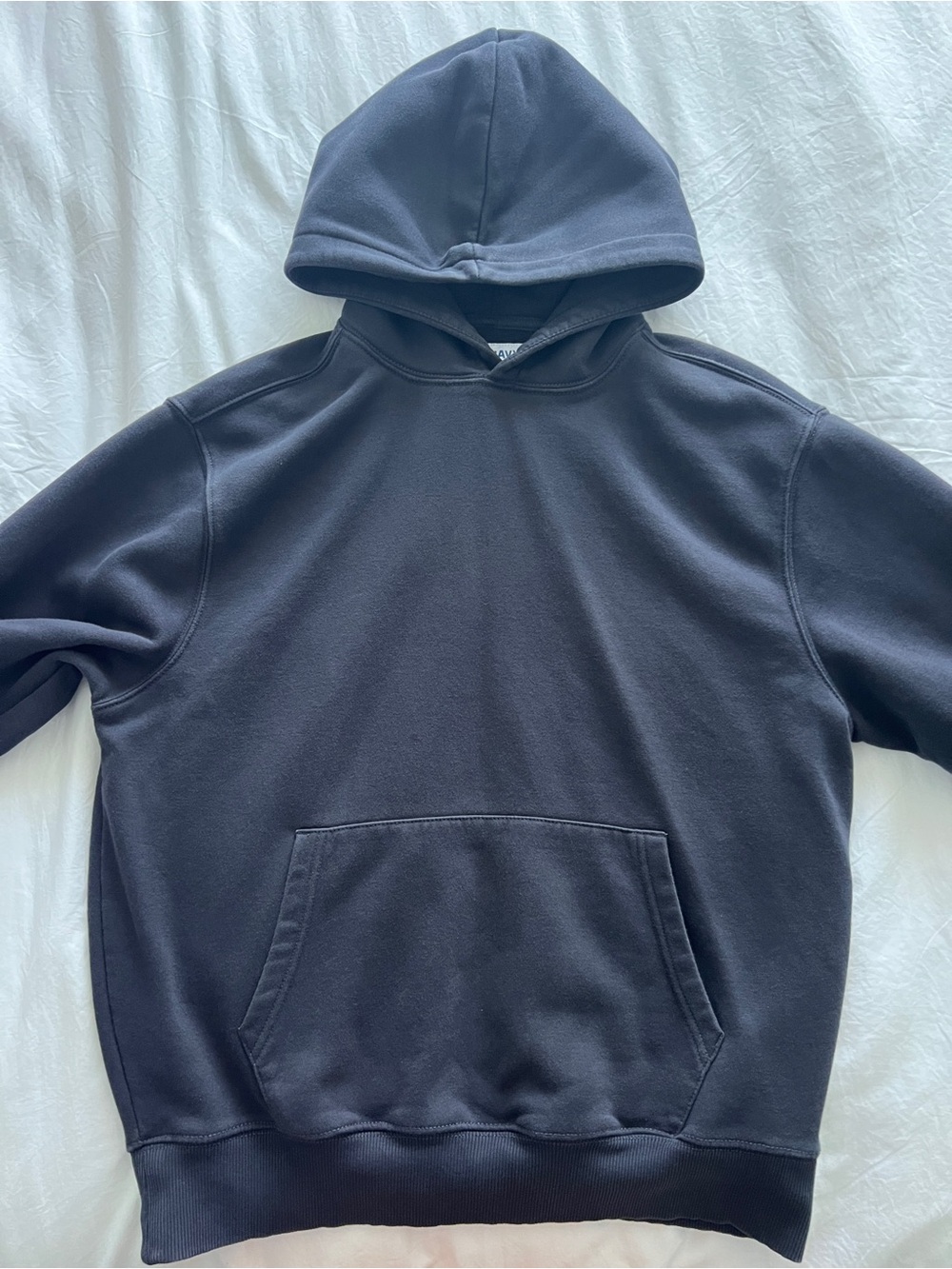 Navy heavyweight hoodie